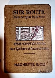 Atlante guida Hachette vintage mappe Francia anni