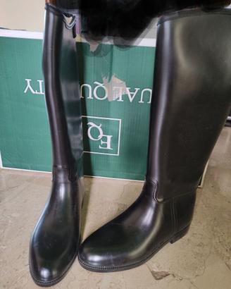 Stivali da equitazione gomma 39 imbottiti LEGGI
