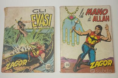Lotto 2 Fumetti Zagor Ristampa Vintage n. 51 e 75