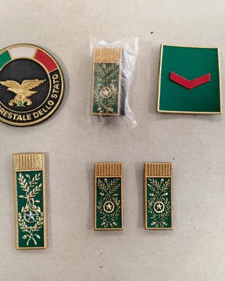 Lotto patch toppe Corpo Forestale Dello Stato 