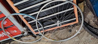 Ruote vintage Mavic M231 mozzi Shimano Xt