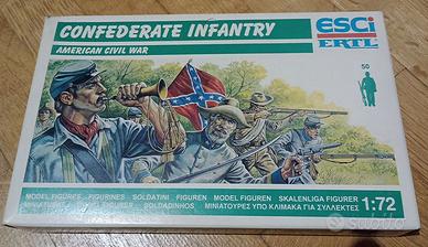 ESCI/ERTL 2 kit: Confederate & Union infantry 1/72