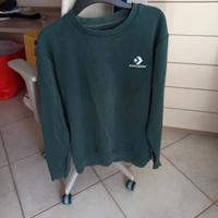 Felpa Converse unisex verde bosco