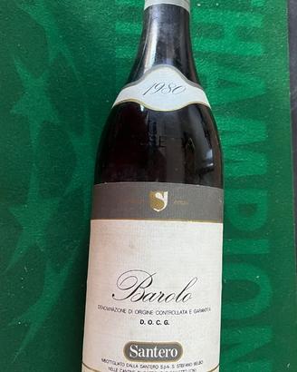 Vino Barolo Santero 1980