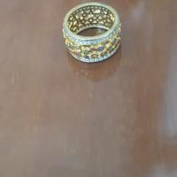 bigiotteria anello placcato in oro 
