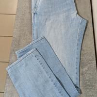 JEANS JECKERSON "Rebel" Low Waist - Celeste Chiaro