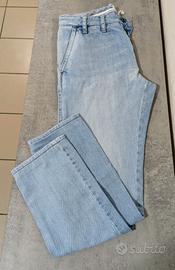 JEANS JECKERSON "Rebel" Low Waist - Celeste Chiaro