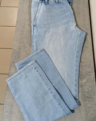 JEANS JECKERSON "Rebel" Low Waist - Celeste Chiaro