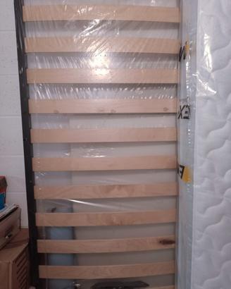 Rete e materasso per letto singolo