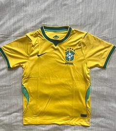 Nike Brazil Home Jersey – Yellow/Green – Size M