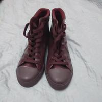 scarpe modello converse con lacci tg 37 bordeaux 