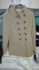 Cappottino cappotto Conbipel tg 42 marroncino beig