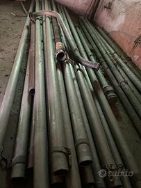 Tubature alluminio, manichette e pompa