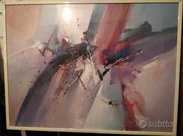 Dipinto Artista Wilfred Lang "Centro cosmico"