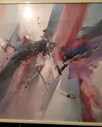 Dipinto Artista Wilfred Lang "Centro cosmico"