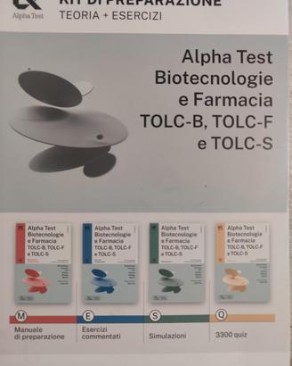 Manuali di preparazione alpha test tolc-B-F-S-AV