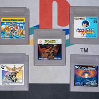 Lotto 5 Giochi Game Boy - Rockman Super Mario Land