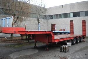 Semirimorchio carrellone cometto mezzo d'opera