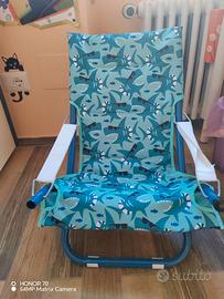 mini sedia sdraio bambini fino a 5 anni