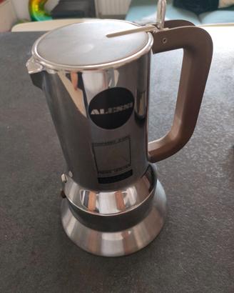 Alessi 6 Tazze Caffettiera Acciaio Inox