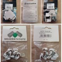 Materiale elettrico - angoli piani e passacavi