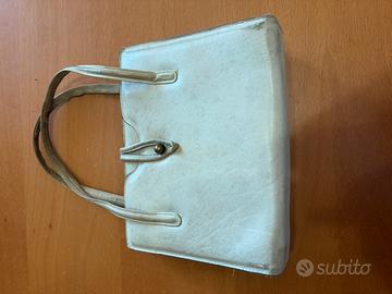 Borsa vintage pelle coccodrillo e pitone