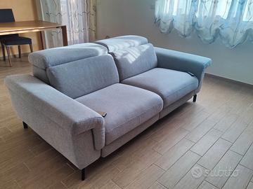 Divano Poltrone&Sofà Suardi 3 posti relax elettr.