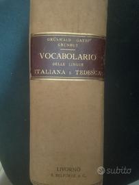 vocabolario italiano/tedesco vintage 