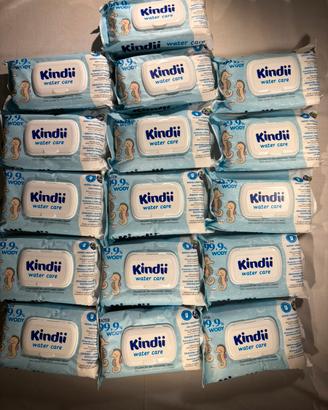 Salviette Kindii Care 99,9% Acqua 960 pz 16 pacchi