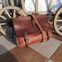 borsa in cuoio vintage moto guzzi sport 15 