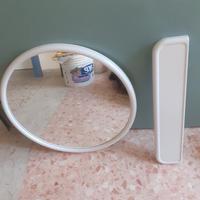 Specchiera Carrara e Matta con mensola 60 cm