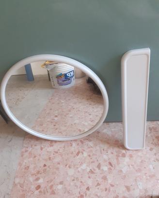 Specchiera Carrara e Matta con mensola 60 cm