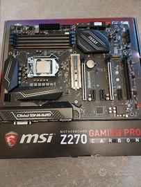 scheda madre MSI Z270 GAMING + CPU + DDR4