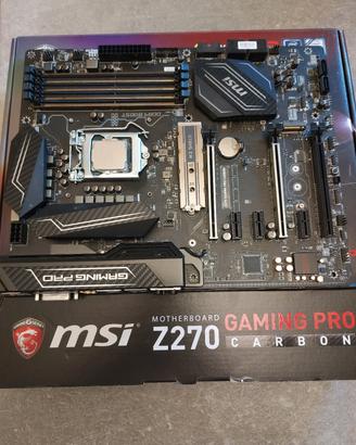 scheda madre MSI Z270 GAMING + CPU + DDR4