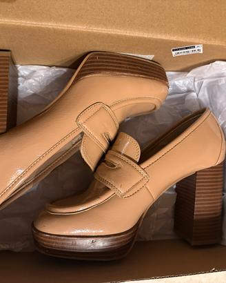 Decolte alte colore beige scuro - Taglia 36