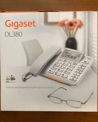 TELEFONO FISSO GIGASET DL380 BIANCO