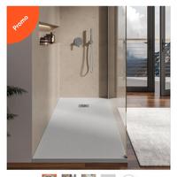 Piatto doccia 80 X 160 cm effetto pietra riducibil