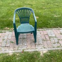 Sedie in plastica da giardino