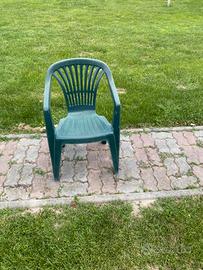 Sedie in plastica da giardino