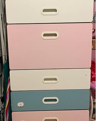 Cassettiera Ikea cameretta (Smastad)