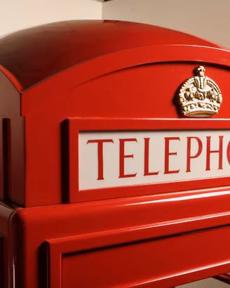 cabina telephon stile inglese