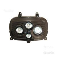 Maschera fanale nera 4 fari bws 50