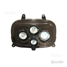 Maschera fanale nera 4 fari bws 50