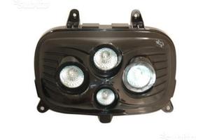 Maschera fanale nera 4 fari bws 50