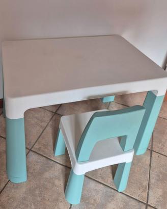 Set Tavolo e Sedia per Bambini - Regolabile