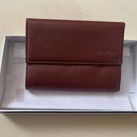 Portafoglio in vera pelle