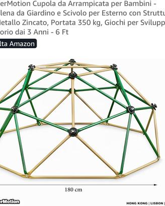 Dome climber giardino arrampicata