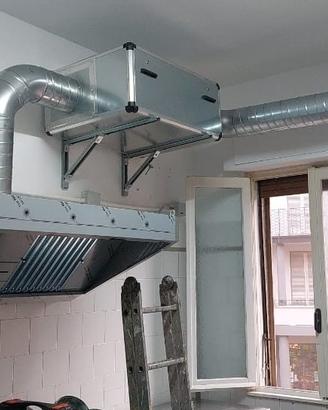 Impianto Cappe Aspiranti per Cucine Professionali