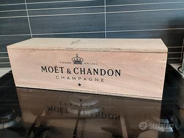 cassa legno Moet&Chandon