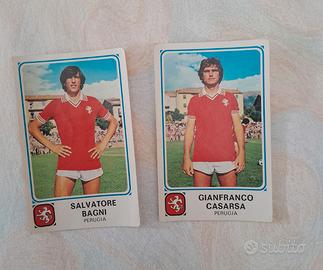 Coppia di Figurine  Panini 1978-79 PERUGIA
